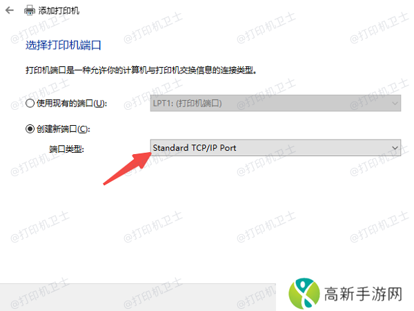 通过 IP 地址手动添加共享打印机